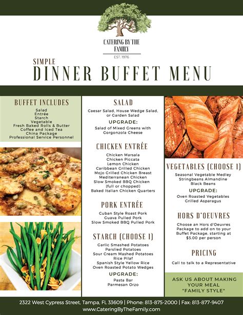 Take a look at our menu! .